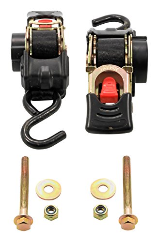 Camco Einziehbarer Heckspanngurt – sichert Ihr Boot während der Reise, anschraubbares Design, 0,7 kg, Bruchfestigkeit, Maße: 2,5 cm breit, 14,5 cm lang, langlebiges und korrosionsbeständiges Design –