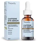 Koffein Augenserum Augenringe Entfernen, Augencreme gegen Falten und Augenringe mit Hyaluronsäure, Anti-Aging Augenpflegeserum für Männer und Frauen, 30 ml