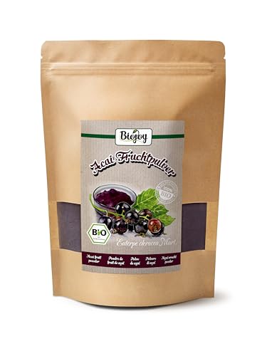 Biojoy BIO-Acai Pulver (250 g), Acai Beeren gefriergetrocknet und fein gemahlen (Euterpe oleracea Mart.)