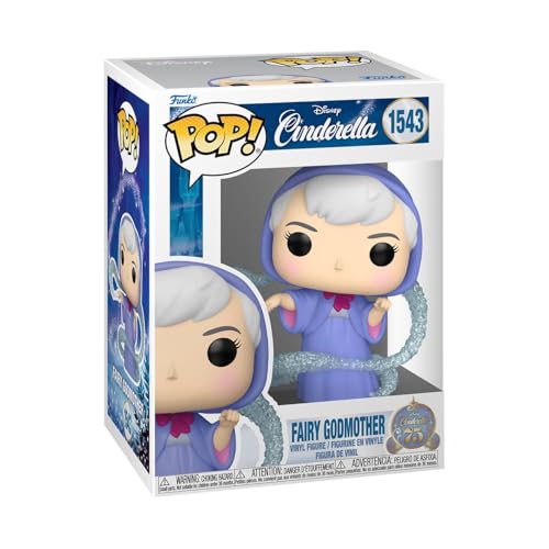 Funko Pop! Disney: Cinderellas 75th - Fairy Godmother - Aschenputtel - Vinyl-Sammelfigur - Geschenkidee - Offizielle Handelswaren - Spielzeug Für Kinder und Erwachsene - Movies Fans