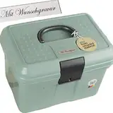 LiLa-Pferd Pferde-Putzbox Waldhausen ECO Lindgrün mit Name