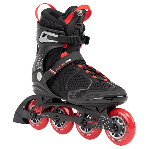 K2 Skates Herren Inline Skates F.I.T. 84 PRO, black - red, 30G0515.1.1.105