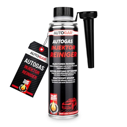 AUTOGAR® Injektor Reiniger Autogas 250ml - Für LPG- & CNG-Fahrzeuge - Reinigt Injektoren, verhindert Ruckeln & senkt Verbrauch - Additiv für Flüssig- & Erdgasbetrieb
