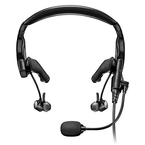 Bose Proflight Series 2 Aviation Headset mit Bluetooth-Konnektivität, 5-poliges XLR-Kabel, schwarz