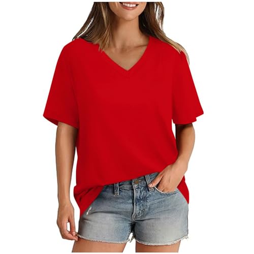 Generisch Damen T-Shir Casual Langarmshirt Rundkragen Oberteile Elegant Shirt Bluse Top Fahrrad Shirt Damen Damen Top Elegant Kurz Oversized Shirt Damen Set