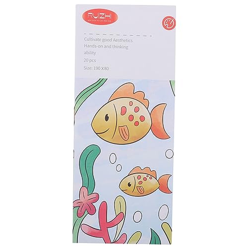 TEHAUX 1 Set Aquarell Notizblock Kinder Malbuch Kinder Aquarell Papiertasche Aquarell Buch Tasche Wassermalbuch Malbuch Aquarell Malbuch Wasserfarben Für Kinder