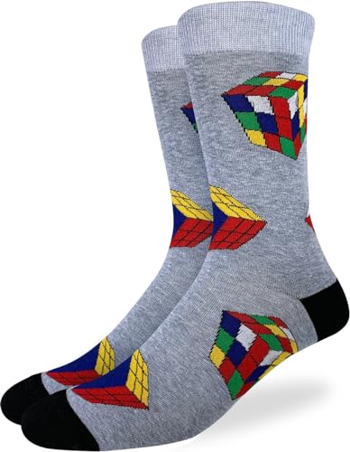 Good Luck Sock Herren Videospiele Brettspiele Spielzeug Socken Erwachsene, Zauberwürfel, Einheitsgr��e