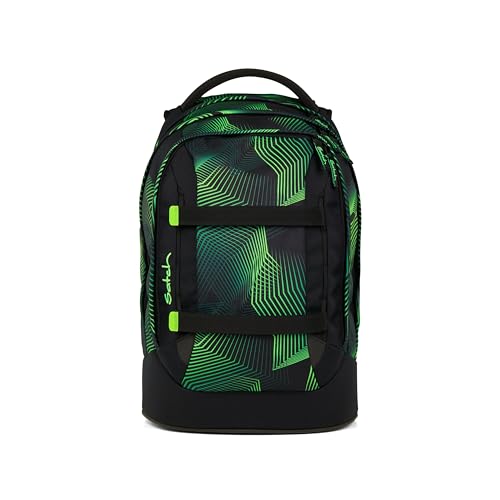 satch pack ab 5. Klasse ergonomisch 30L Stauraum standfest Organisationstalent Seismic Green - Schwarz