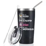 Onebttl Anime-Geschenke für Männer, Frauen, Jungen – 590 ml doppelwandige, vakuumisolierte Edelstahlbecher – Kawaii-Geburtstagsgeschenke für Anime-Liebhaber – mit Japanisch