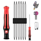 KiimSin 6 in 1 Schraubendreher Set für Dyson Haartrockner für Dyson V6 V7 V8 V10 V11 V15 DC24 DC40 DC41 DC50 Staubsauger, Schlitz, Kreuzschlitz, Torx Schraubendreher Set, Wartung Demontage Zubehör