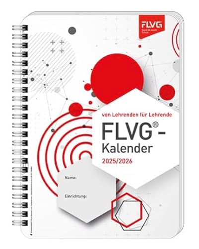 FLVG Lehrerkalender 2025/2026 A5 für Lehrerinnen und Lehrer kompakter Schulplaner, Lehrerplaner für den Unterricht, Schule und Job