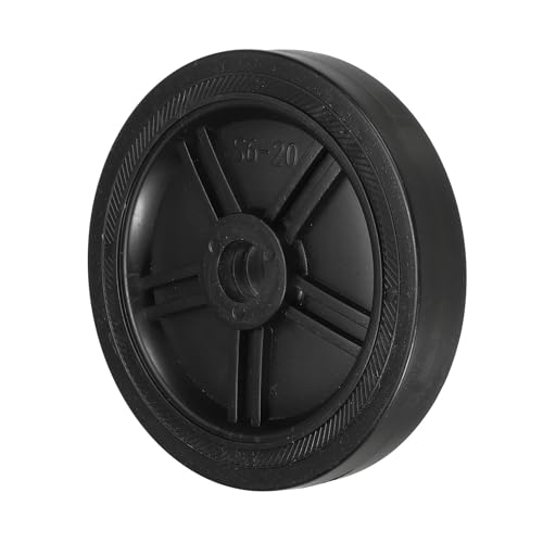 PATIKIL 6" Luftkompressor-Räder, universelle Ersatzteile für Luftkompressor-Räder mit 0,8" Durchmesser für einfache Mobilität, Schwarz