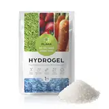 Plara Hydrogel 1KG für Wasserspeicher für Pflanzen | Feuchtigkeitsregelung Fürpflanzen Substrat | Wasserspeicher Granulat | BIO Superabsorber Granulat für Langsame Wasserabgabe