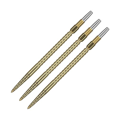 Target Darts Swiss Point DS Dart Points (3 Pack Set of Tips) 35mm, Gold - Change Dart Swiss Point, Profi Dart Zubehör, SP Dart Tip Removal