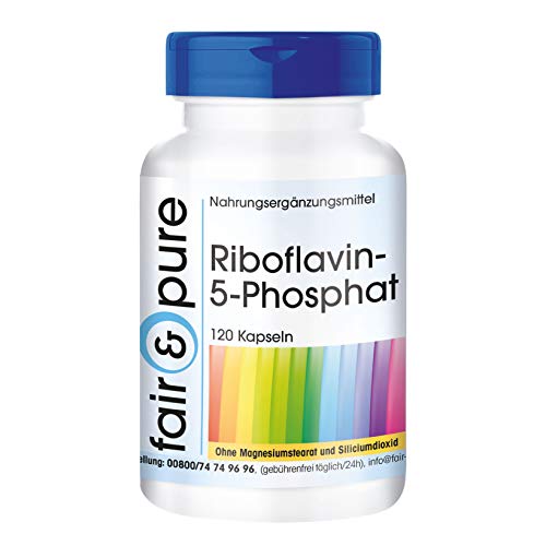 Fair & Pure® - Riboflavin-5-Phosphat - 120 Kapseln - vegan - aktives Vitamin B2