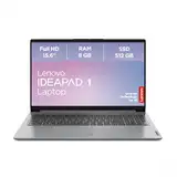 Lenovo IdeaPad 1 Laptop | 15,6" Full HD Display | AMD Ryzen 3 7320U | 8GB RAM | 512GB SSD | AMD Radeon Grafik | Windows 11 Home | grau | QWERTZ | 3 Monate Premium Care