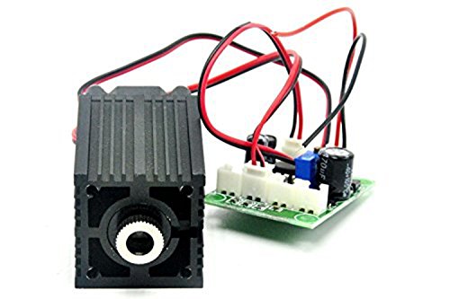 12V 532nm Grünes Hochleistungs-Punkt-Laser-Modul 100mw TTL 0-30K HZ + Adapter