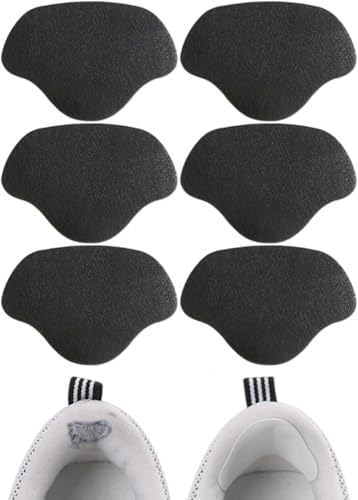 CENSIVI 3 Paar Schuhe Ferse Reparatur - Selbstklebend Schuh Ferse Patch, Fersen Reparatur Patch, Fersenpolster Reparaturpflaster für Leder- oder Sportschuhe zum Schutz der Ferse, Schwarz