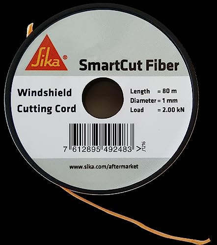 SIKA – Verarbeitungsgerät – Scheibenaustrennschnur – Sika SmartCut Fiber – hohe Reißfestigkeit – 80 m