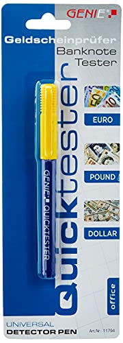 GENIE Quicktester Geldscheinprüfstift (unkomplizierter Schutz vor Falschgeld), 1 Stück