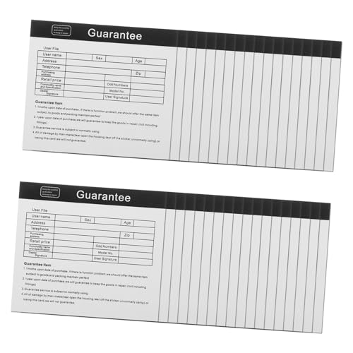 GRADENEVE 200stücke English Cards Für Geräte Wartungskarten Für Haushaltsgeräte Klare Anweisungen Für Reparaturen Und Langfristige Instandhaltung Einfach Zu Verstehen