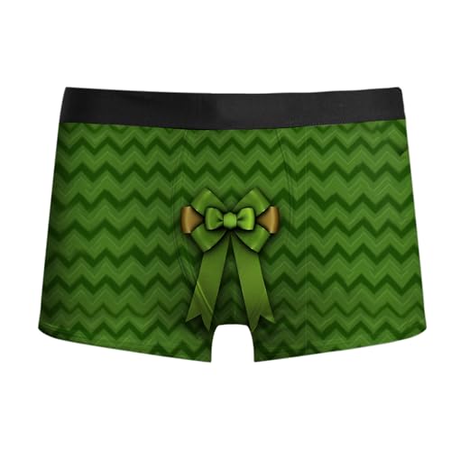 WKAYsIV Sexy Boxershorts Herren Offen St. Patrick's Holiday Herrn Shorts (AG, M)