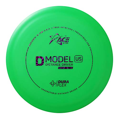 Prodigy Disc Ace Line Glow DuraFlex D Model US Distance Driver Golf Disc [Colors May Vary] – 170-175 g