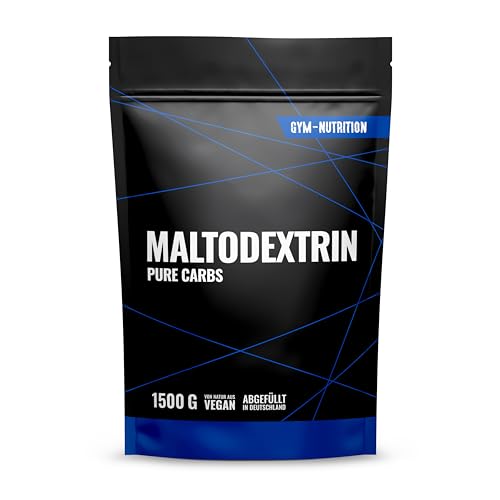 GYM-NUTRITION Hardcore Malto-dextrin | Feines Kohlenhydrate Pulver Maltodextrin 12 1,5 kg Beutel