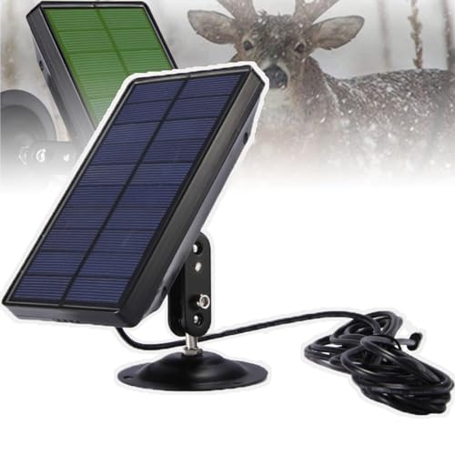 Solarpanel Für Wildtiere, Ip56-Zubehör, Solarladegerät-Kit Dc 9 V/2 a Mit Eingebauten 2400 Mah, Für Garage, Wohnmobil, Dach, Yacht, Boot