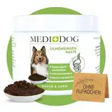 MEDIDOG 500g Premium Ulmenrinden Paste für Hunde sofort verzehrfertig ohne Zusatzstoffe | Bessere Verdauung, Bei Kotfressen, Sodbrennen, Durchfall, Slippery Elm Bark | In Deutschland hergestellt