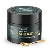 Shilajit Resin 50g - 800mg Himalaya Shilajit Original Harz mit Ashwagandha, Kurkuma, Schwarzer Musli Extrakt - Reich an Fulvosäure (88%), Huminsäure (3,4%) und Spurenelementen - WeightWorld