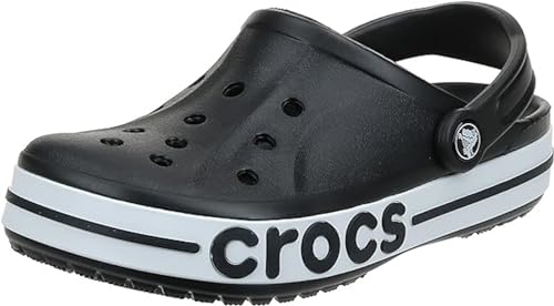 Crocs Unisex Adult Bayaband Clog, Black/White, 45/46 EU