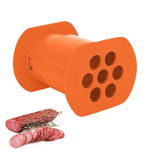 Cevapcici Press Maker, Manuelle Wurstmaschine mit 7 Löchern, Essen Fleischwolf Wurstfüller, Manuelle Cevapcici Press Maker, BBQ Grill Zubehör für Home Kitchen