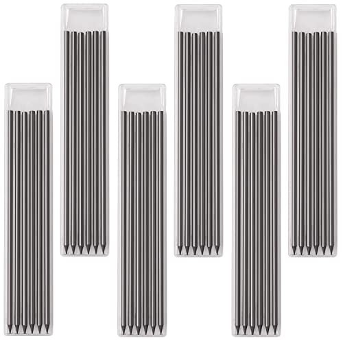 36 Stück 2,8 mm Bleistiftminen, Ersatzminen, Solide Tieflochmarker Konstruktion Bleistift Ersatz, Bleistift Ersatzminen für Architekt Zeichnen (Black)
