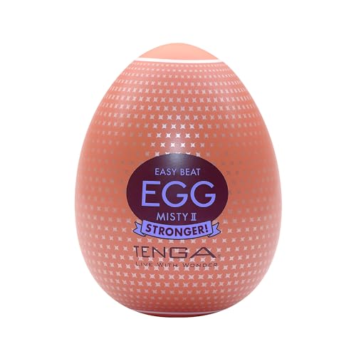 TENGA EGG Hard Misty II Masturbator für Männer - Masturbationshilfe in diskreter Verpackung - Einwegprodukt - 1 Ei (1er Pack)