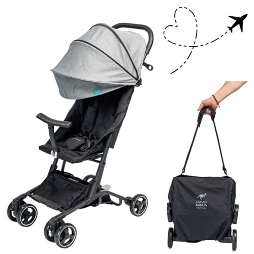 Urban Kanga Bandicoot Reisebuggy Flugzeug Handgepäck bis 25kg Kinderwagen (Hellgrau)