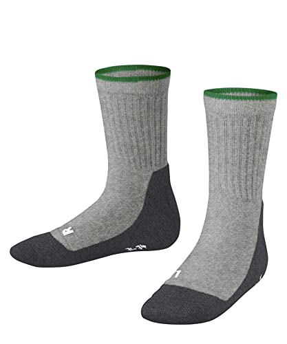 FALKE Unisex Kinder Socken Active Everyday K SO Baumwolle dünn atmungsaktiv 1 Paar, Grau (Light Grey 3400), 39-42