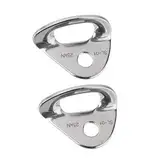 MagiDeal 2pcs/Pack 25KN Bergsteigen Klettern Klettergriffe Schraube Aufhänger Piton Kletterausrüstung - Climbing Hangers/Bohrhakenlasche