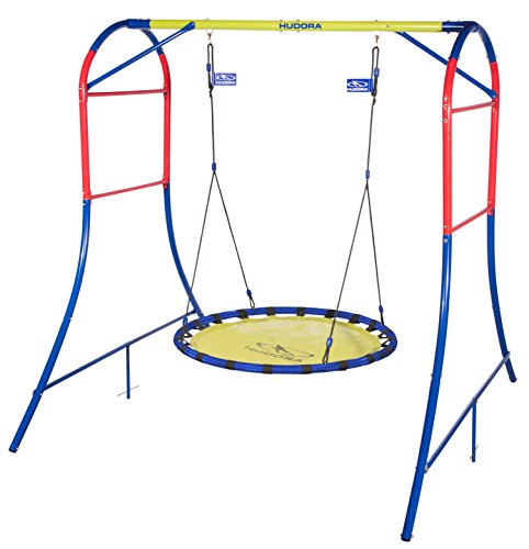 HUDORA 64023 Nestschaukel Schaukel-Gestell aus metall-Gartenschaukel-64023, 120 cm
