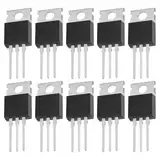 Be In Your Mind 10 Stück MOSFET-Transistoren IRF3708 MOSFET-Transistoren N-Kanal-Leistungs-MOSFET-Transistor TO220 30 V 62 A für Elektronische Anwendungen