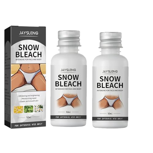 Snow Bleach Cream,Skin Bleaching Cream,Private Part Black Skin Underarm Whitening,Corrector for Private Parts (2oz)