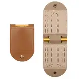 Cribbage Plate - Reisekrebs, 26,2 cm Reise Cribbage Card - 4 Cribbage -Knöchel und 1 Lagerstandort für Spieleabende, tragbares Geschenk für Kinderkrankenliebhaber