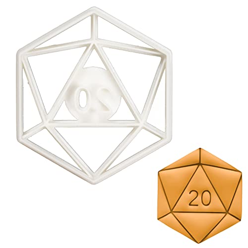 Natural 20 Ikosaeder Ausstechform, 1 Teil