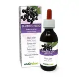 Schwarze Holunder (Sambucus nigra) Blüten und Früchte Alkoholfreier Urtinktur Naturalma - Flüssig-Extrakt Tropfen 100 ml - Nahrungsergänzungsmittel - Veganer