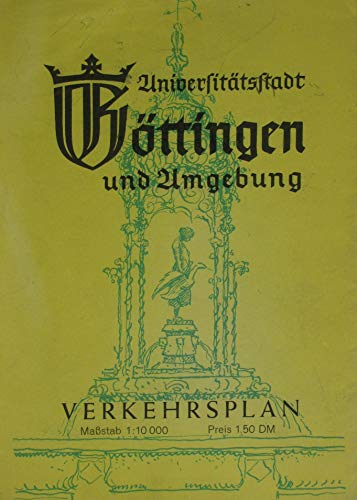 Verkehrsplan Universitätsstadt Göttingen und Umgebung