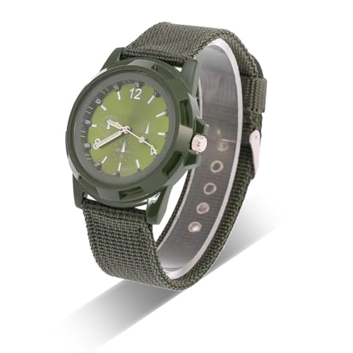 YUYTE Herrenuhren Militäruhren für Männer Militärarmeeuhr Analoge Armbanduhren für Männer Datumsanzeige Taktischer Feldsport Minimalistische Uhren(Grün)