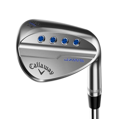 Callaway Golf MD5 Backenkeil (Chrom (2022), 56 Grad (rechte Hand), W Grind, 12* Bounce, Stahlwelle)