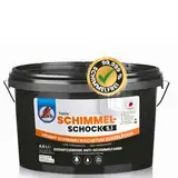 Tonis SCHIMMELSCHOCK Anti-Schimmel-Farbe 4,5 Liter Wandfarbe weiss | Effektive, zuverlässige Sofortwirkung, desinfizierende Wandfarbe für ca. 18 m2 | 99,999% antimikrobielle Wirkung