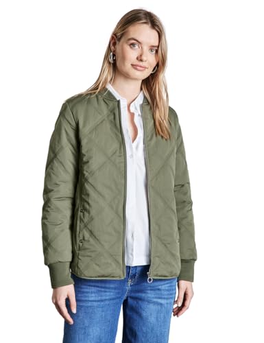 STREET ONE Damen A202045 Blouson mit Steppmuster, Summer Khaki, 46