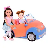 Glitter Girls Cabrio für 36 cm Puppen – Auto Fahrzeug Puppenzubehör – Spielzeug für Kinder ab 3 Jahren